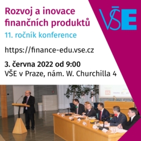 Konference Rozvoj a inovace finančních produktů /3. 6./